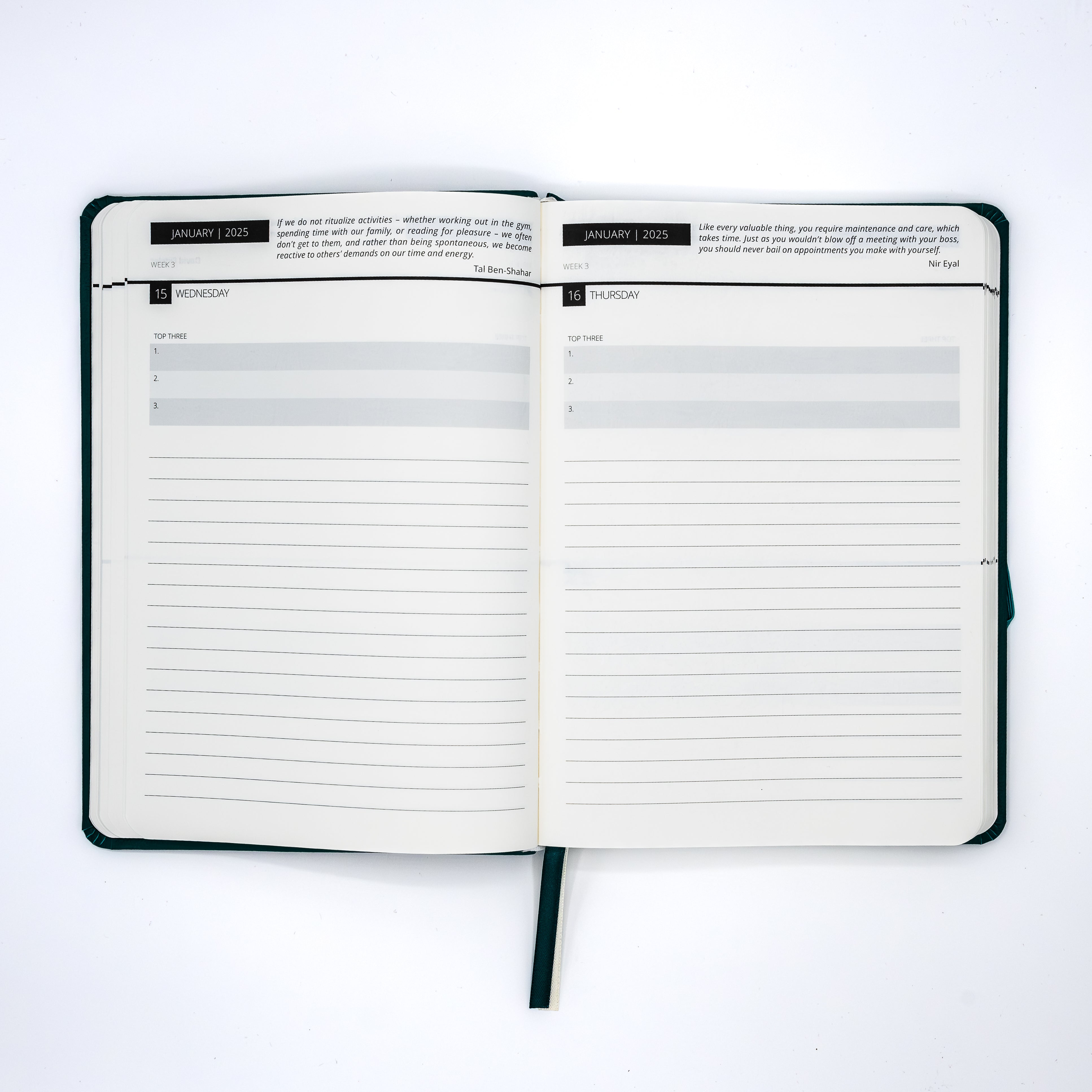 2025 Mental Fitness Diary & Planner – Daily Format